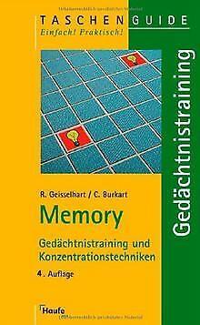 Memory: Gedächtnistraining und Konzentrationstechniken v..., Livres, Livres Autre, Envoi
