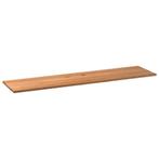 vidaXL Tafelblad rechthoekig 320x80x4 cm massief eikenhout, Verzenden, Nieuw