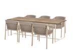 4 Seasons Outdoor Allora tuinset latte met Quatro tafel met, Tuin en Terras, Nieuw