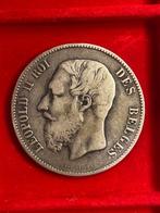 België. Leopold II. 5 Francs 1875 (Zonder minimumprijs), Postzegels en Munten