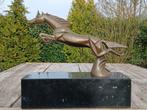 casimir brau - sculptuur, kubistisch springend paard - 20 cm