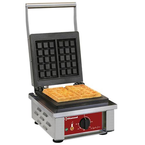 Elektrisch wafelijzer 2 platen, Type Brussel3x5, Zakelijke goederen, Horeca | Keukenapparatuur, Nieuw in verpakking, Overige typen