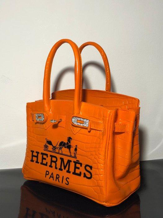 GF Exclusives - Hermès Birkin Bag Sculpture Artwork By: GF, Antiek en Kunst, Kunst | Designobjecten