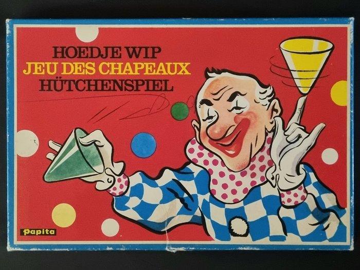 Jeu de société - Samengesteld vintage clownspel: Hoedje Wip,, Antiek en Kunst, Antiek | Speelgoed