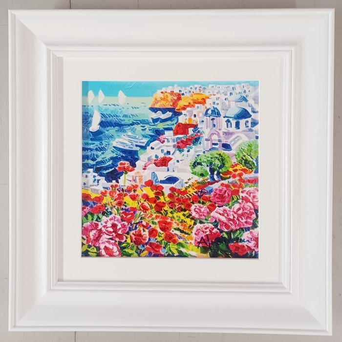 Athos Faccincani (1951) - La magia di un giorno destate, Antiek en Kunst, Antiek | Overige Antiek