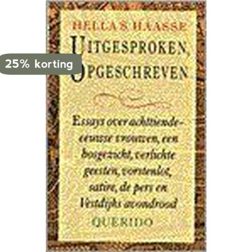 Uitgesproken, opgeschreven 9789021464930 Hella S. Haasse, Boeken, Literatuur, Gelezen, Verzenden