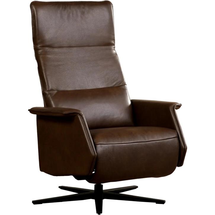Leren relaxfauteuil Mojo - Granada Chocolate (bruin) -, Huis en Inrichting, Fauteuils, 50 tot 75 cm, 75 tot 100 cm, Nieuw, Leer