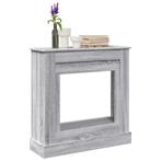 vidaXL Haardombouw 90x30x90 cm bewerkt hout grijs sonoma, Huis en Inrichting, Kachels, Verzenden, Nieuw
