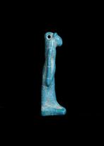 Oude Egypte, late periode Faience Sekhmet Amulet, Antiek en Kunst