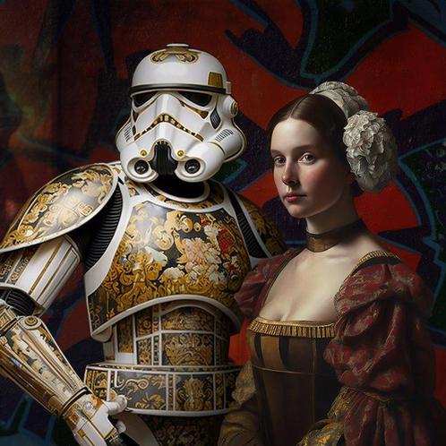 Le Yack - Princesse LeIA, Antiek en Kunst, Kunst | Schilderijen | Modern