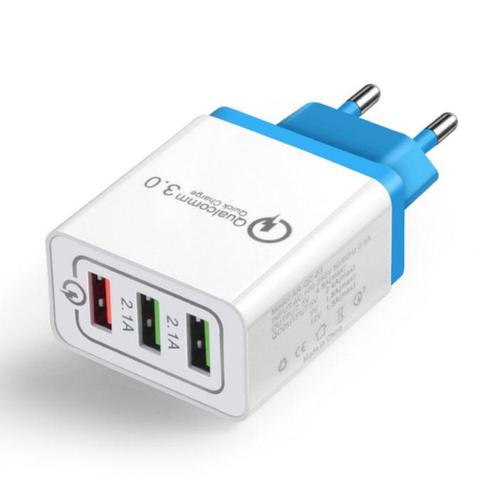 Qualcomm Quick Charge 3.0 Triple (3x) USB Port, Telecommunicatie, Mobiele telefoons | Batterijen en Accu's, Nieuw, Verzenden