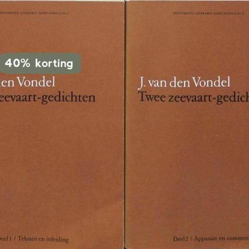 Twee zeevaart - gedichten 9780444856265 Joost van den Vondel, Boeken, Overige Boeken, Gelezen, Verzenden