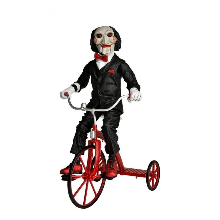 Saw Action Figure with Sound Billy with Tricycle 30 cm, Collections, Cinéma & Télévision, Enlèvement ou Envoi