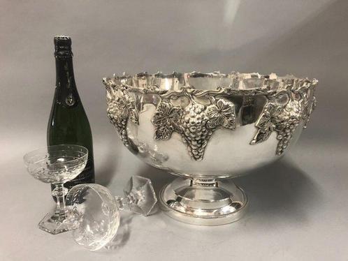 Rafraîchisseur à champagne - Verzilverd, Antiek en Kunst, Antiek | Meubels | Tafels