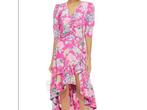 Veiling - Sandro pink floral ruffled maxi dress maat 38, Kleding | Dames, Nieuw