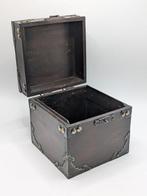 Doos - Hout, Metaal - Japans kluis, Antiek en Kunst