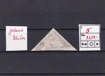 Côte dor 1853 - Triangle capé avec le timbre de contrôle