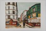 Maurice Utrillo (1883-1955) - Rue Seveste à Montmartre, Antiek en Kunst