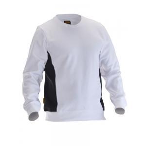 Jobman 5402 sweatshirt s blanc/noir, Doe-het-zelf en Bouw, Overige Doe-Het-Zelf en Bouw