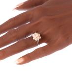 Ring - 18 karaat Witgoud - Parel - Vintage 1970, Nieuw