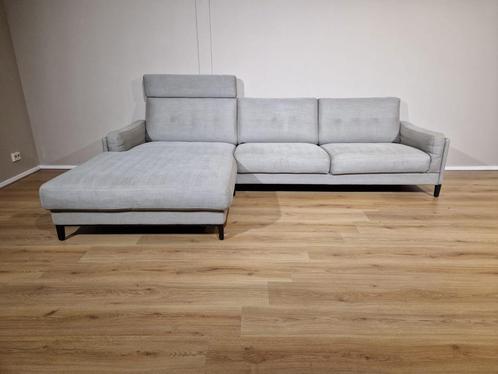 Rolf Benz Hoekbank - Grijs - Stof - Verstelbaar - Design, Huis en Inrichting, Zetels | Zetels en Chaises Longues, 250 tot 300 cm