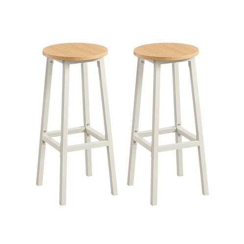 Design Barstoelen 74cm - Retour Deal - Stijlvol & Betaalb..., Huis en Inrichting, Barkrukken, 60 tot 90 cm, Met voetsteun, 2 krukken