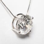 Zonder Minimumprijs - Ketting met hanger - 18 karaat Witgoud, Handtassen en Accessoires, Antieke sieraden