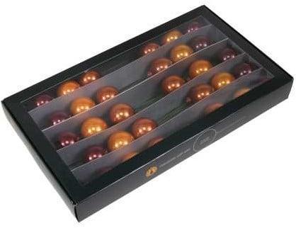 Kerstballen op Lange draad Caramel Brown 4 cm 30 stuks, Maison & Meubles, Accessoires pour la Maison | Plantes & Fleurs artificielles