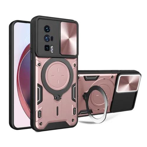 Xiaomi Poco F5 Pro (5G) Hoesje met Ring Kickstand en Magneet, Telecommunicatie, Mobiele telefoons | Hoesjes en Screenprotectors | Overige merken