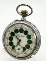 Regulateur Rara Cassa smaltata . Quadrante Cartouche Verdi ., Nieuw