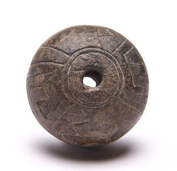 Aztec stone Spindle Whorl