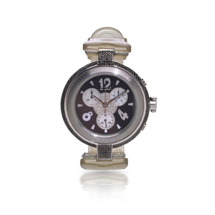 Kutchinsky - Kutchinsky Black Diamond Chronograph Watch -, Handtassen en Accessoires, Horloges | Heren