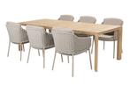 4 Seasons Outdoor Eros tuinset met Lucas teak tafel 240 x, Tuin en Terras, Nieuw