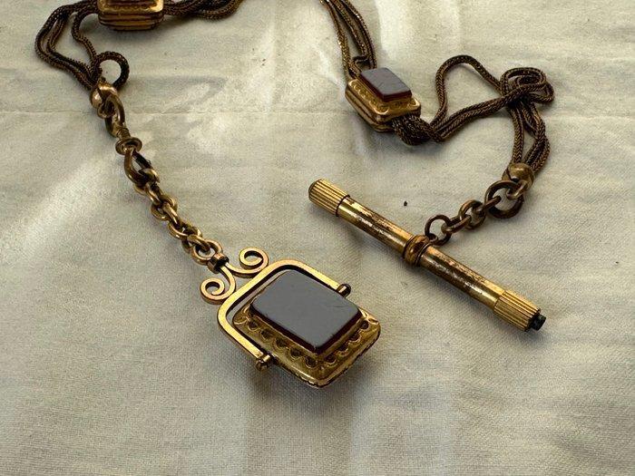 Sans prix de réserve - Chaîne Métal, Plaqué or - Chaîne de, Bijoux, Sacs & Beauté, Bijoux anciens