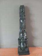 Greg Wolf - sculptuur, Totempaal - 28.5 cm - Steen, Antiek en Kunst