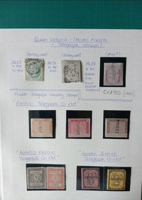 Grande Bretagne - Timbres de la Victoria Postal Fiscals &, Postzegels en Munten, Postzegels | Europa | UK