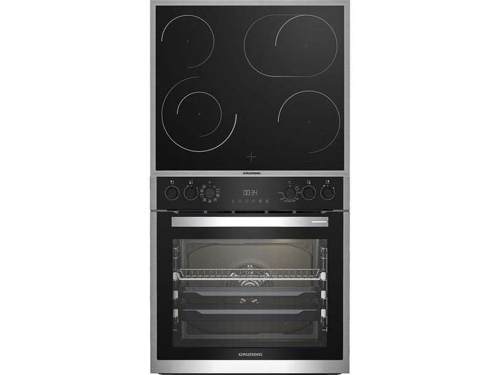 Grundig GEHM19310B - Oven Set - Inbouw met heteluchtfunctie, Elektronische apparatuur, Ovens, Zo goed als nieuw, Verzenden