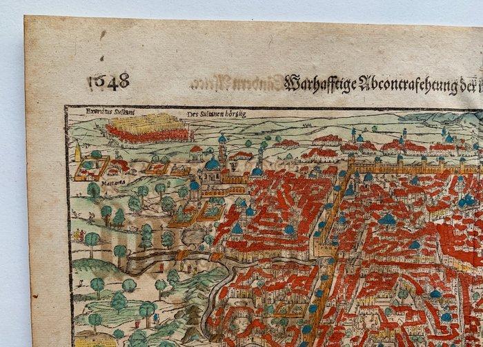 Egypte - Cairo; Sebastian Münster - Warhafftige, Boeken, Atlassen en Landkaarten