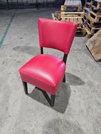 80x rode horecastoelen - 45x45x83 lxbxh (gebruikt), Ophalen of Verzenden, Nieuw in verpakking