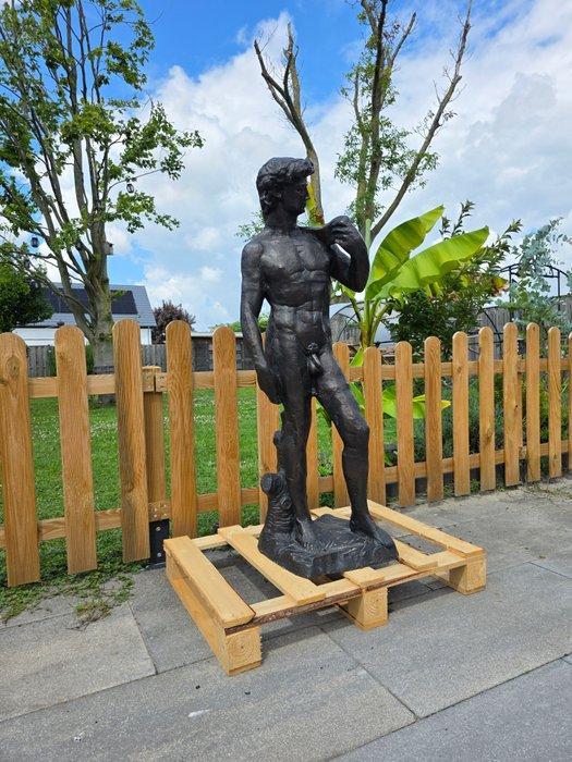 Beeld, XL David Statue - 111 cm - Metaal - 2025, Antiek en Kunst, Curiosa en Brocante