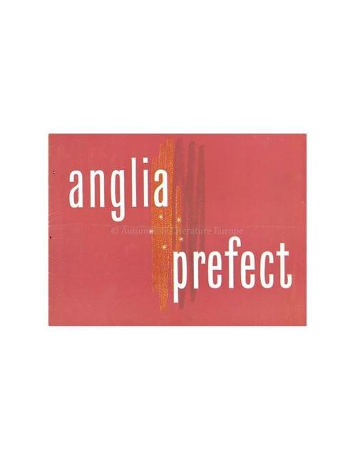 1954 FORD PREFECT & ANGLIA BROCHURE NEDERLANDS, Livres, Autos | Brochures & Magazines