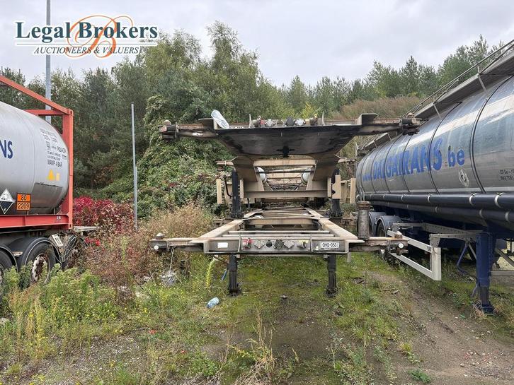 Van Hool 3B0070 - 2x oplegger, Zakelijke goederen, Machines en Bouw | Transport, Ophalen of Verzenden