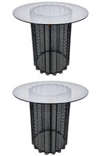 Hübsch - Lotte Knudsen - Salontafel (2) - Flowtabellen -, Antiek en Kunst