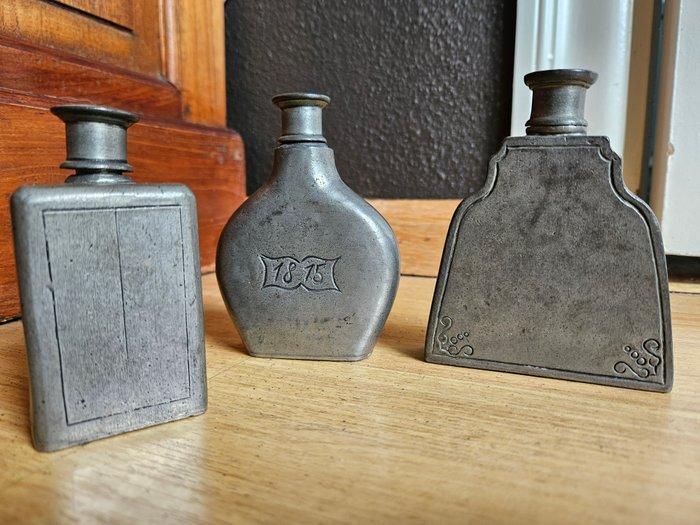 Parfumfles (3) - Tin, Antiek en Kunst, Curiosa en Brocante