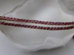 Argent, Ruby - Bracelet - 2 bracelets style ArtDeco