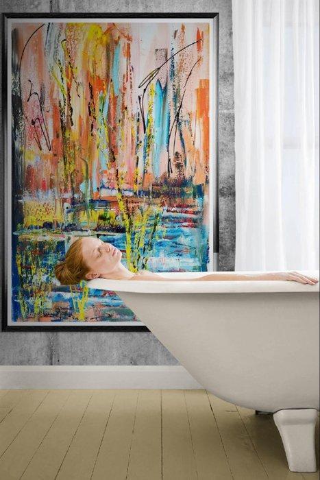 Luc Mora - Secret pour toi - XXL, Antiek en Kunst, Kunst | Schilderijen | Modern