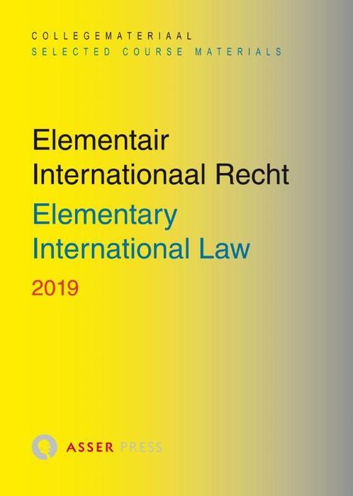 Elementair Internationaal Recht 2019 9789067043588, Boeken, Wetenschap, Zo goed als nieuw, Verzenden