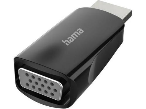Veiling - Hama Video-adapter, HDMI™-stekker - VGA-aansluit, Audio, Tv en Foto, Audiokabels en Televisiekabels, Gebruikt