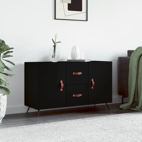 vidaXL Buffet noir 100x36x60 cm bois dingénierie, Maison & Meubles, Armoires | Dressoirs, Neuf, Envoi