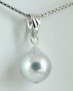 Zonder minimumprijs - Hanger - 18 karaat Witgoud Parel -